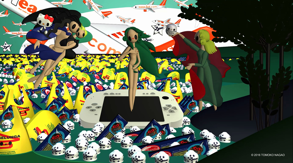 THE BIRTH OF VENUS AFTER BOTTICELLI 2016 3D VIDEO 